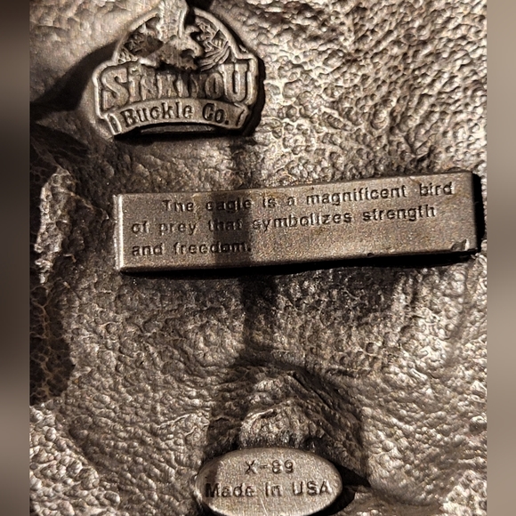 Siskiyou eagle belt buckle. - Picture 4 of 9